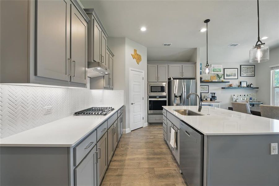 Furnished interior view inside a new home in , Denton (Image 14).