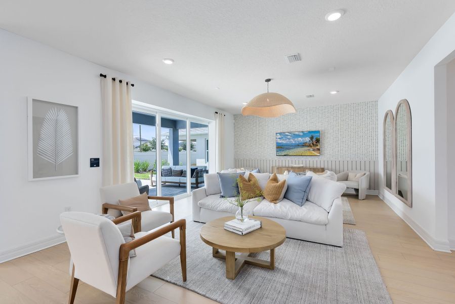 Representative furnished interior of a home built from the Yellowstone by Pulte Homes in Canopy Preserve, Deland (Image 8).