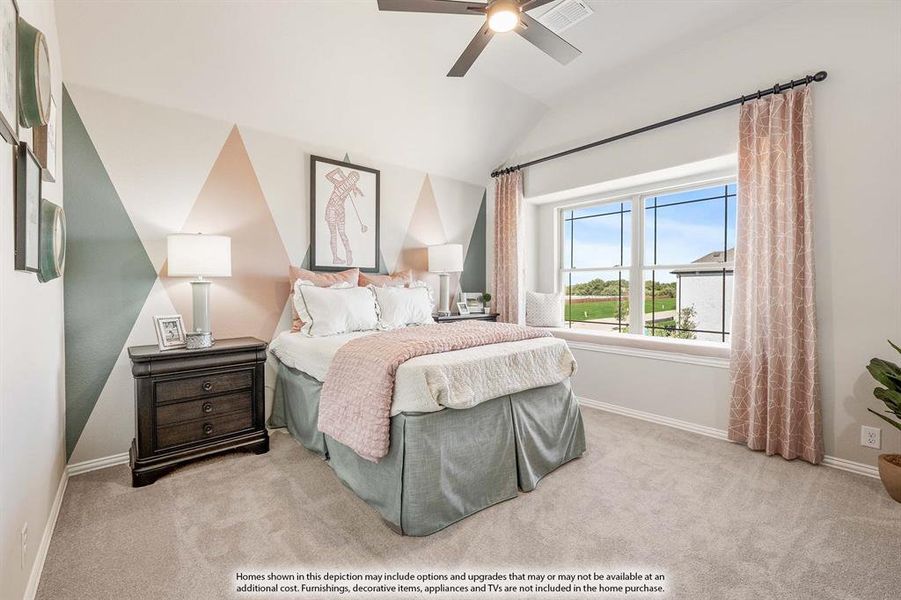 Furnished interior view inside a new home in Hayes Crossing, Midlothian (Image 33).
