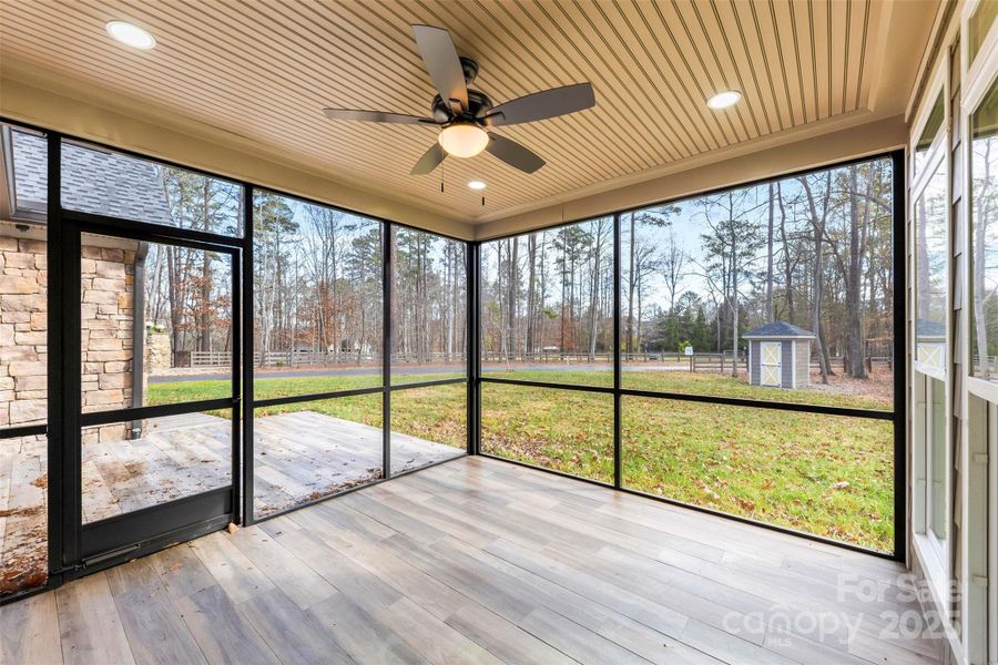 Exterior details and patio area of a home in , Belmont (Image 21).