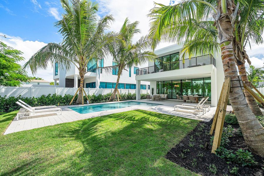 Exterior details and patio area of a home in , Delray Beach (Image 33). Exterior details and patio area of a home in , Delray Beach (Image 33).