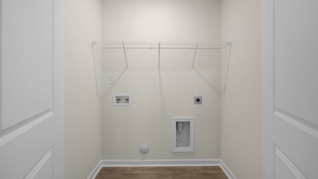 Representative furnished interior of a home built from the Pearson by D.R. Horton in The Townes at Ridgewood Farms, Winterville (Image 8).