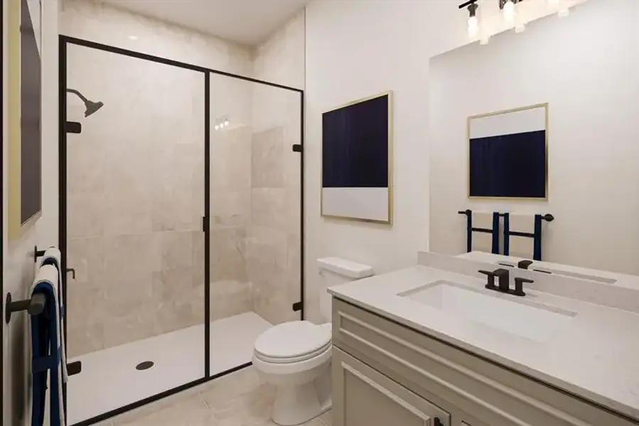 Representative furnished interior of a home built from the Harrington Bay by Ryan Homes in Kelton, Charlotte (Image 8).
