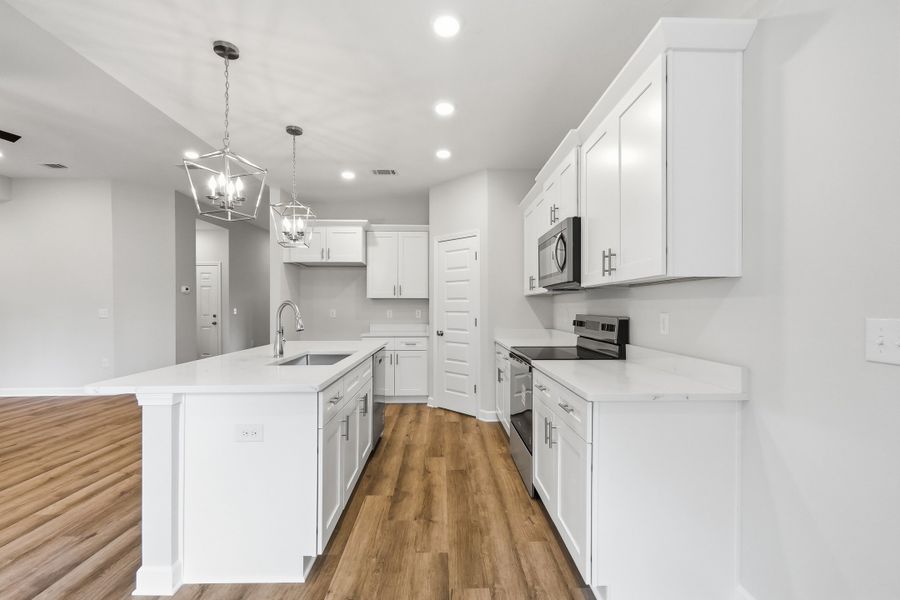 Furnished interior view inside a new home in Southern Charm, Crestview (Image 10).