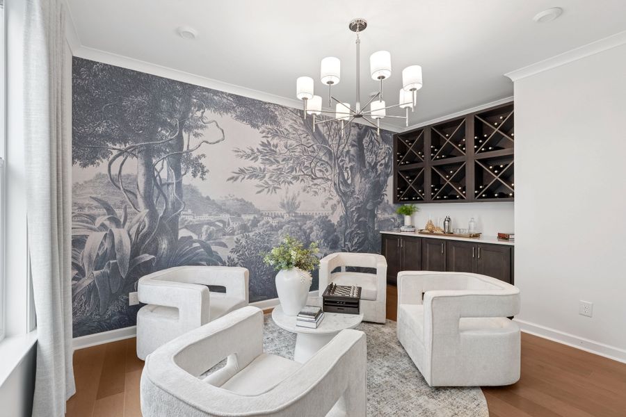 Representative furnished interior of a home built from the Poplar Ridge by Tri Pointe Homes in Altis At Serenity, Fuquay Varina (Image 12).