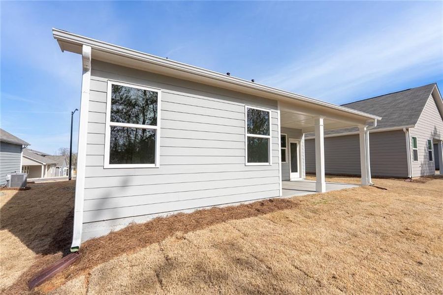 Exterior details and patio area of a home in Villages at Cedar Hill, Dallas (Image 21). Exterior details and patio area of a home in Villages at Cedar Hill, Dallas (Image 21).