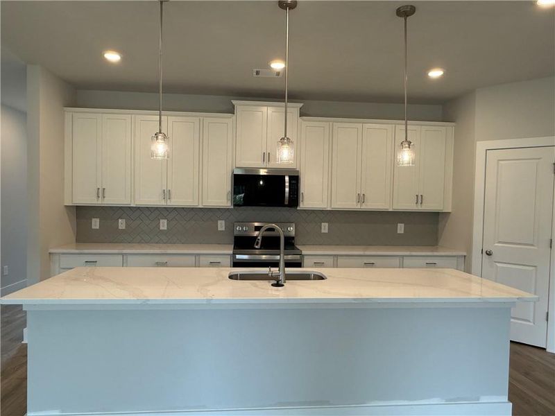 Furnished interior view inside a new home in , Dawsonville (Image 6).