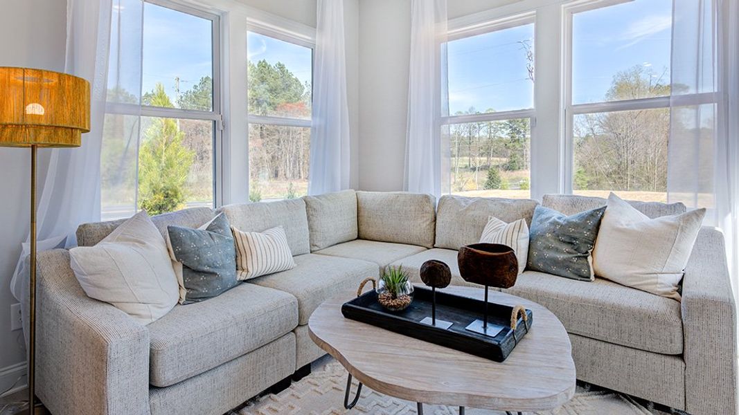 Furnished interior view inside a new home in Eagle Trace, Wendell (Image 18).