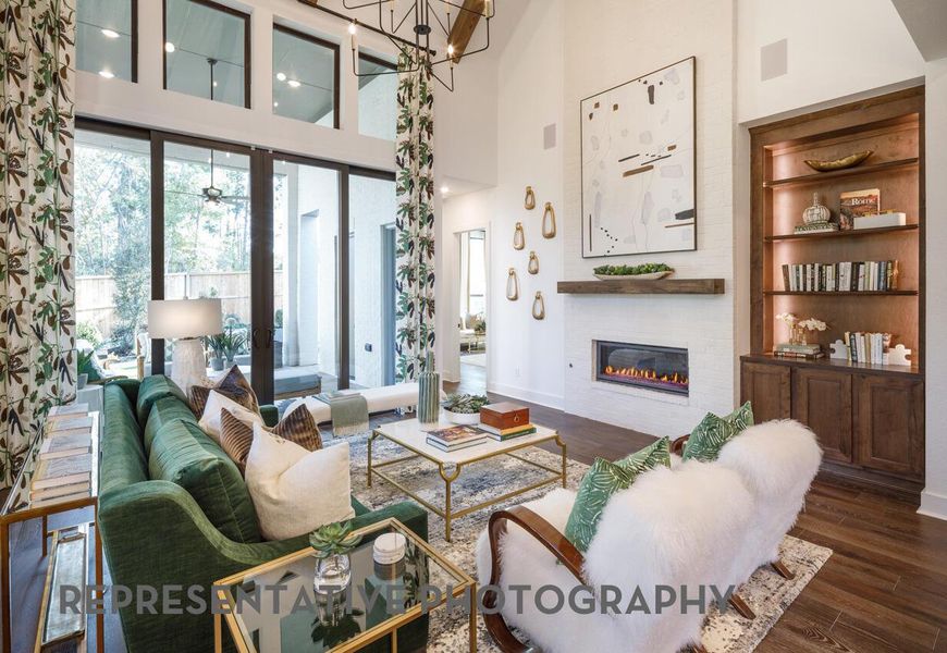 Furnished interior view inside a new home in Parkside On The River, Georgetown (Image 5).