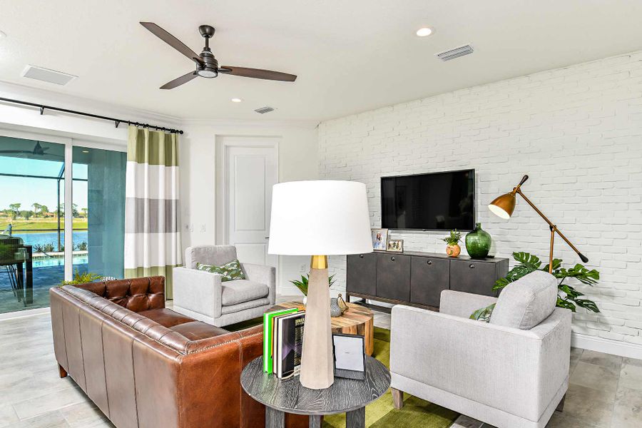 Furnished interior view inside a new home in Windward, Lakewood Ranch (Image 10).