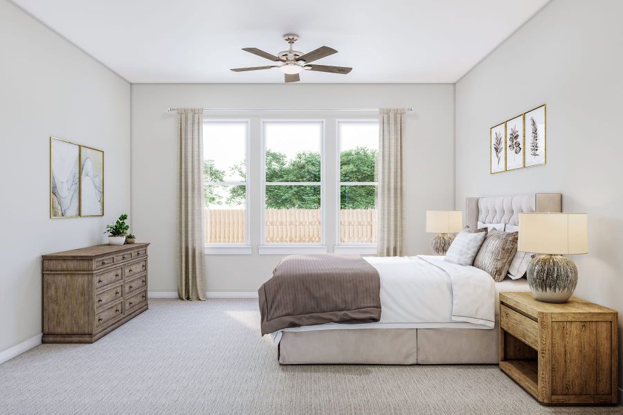 Furnished interior view inside a new home in Park Central, Georgetown (Image 8).