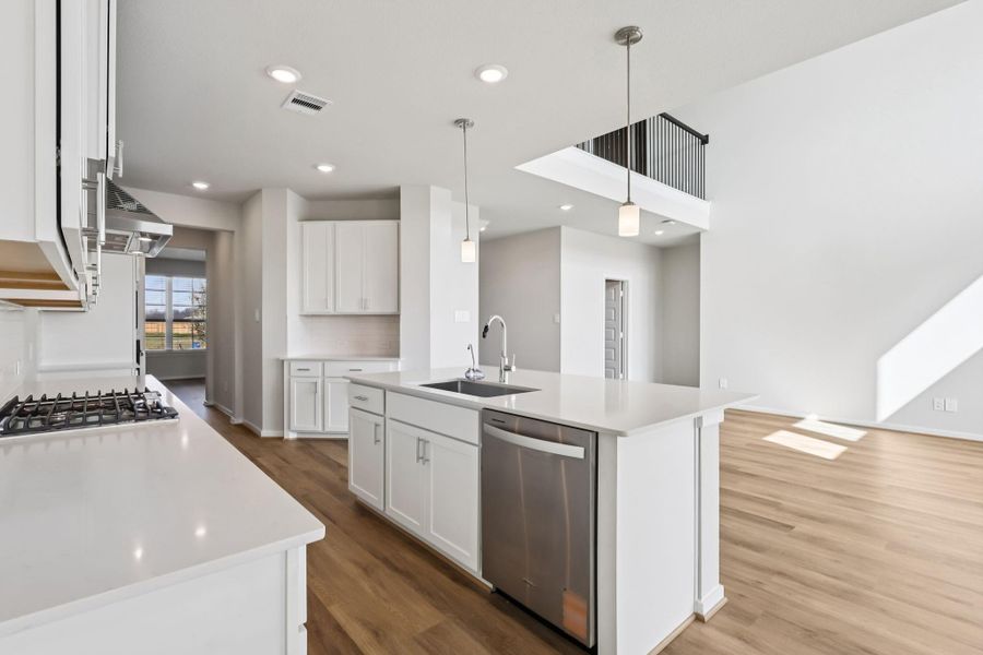 Photo is not of the actual home, but is an inspirational photo of builder’s model home and may depict options, furnishings, and/or decorator features that are not included