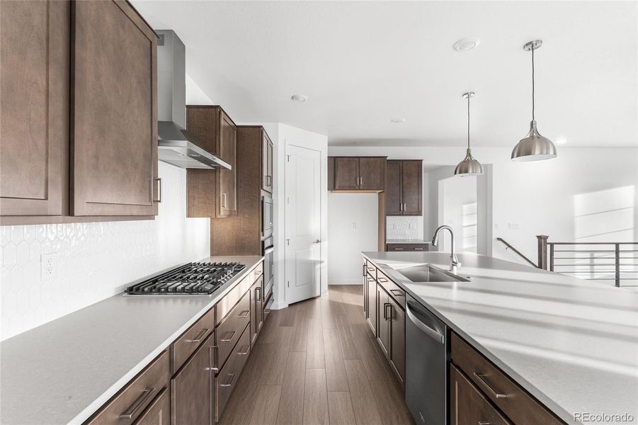Furnished interior view inside a new home in The Aurora Highlands, Aurora (Image 6).