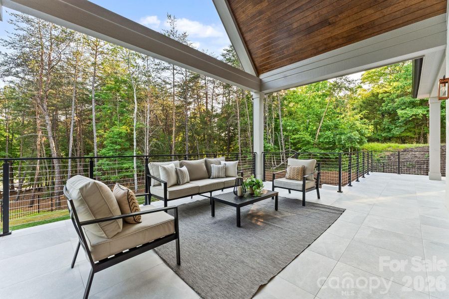 Exterior details and patio area of a home in , Mooresville (Image 25).