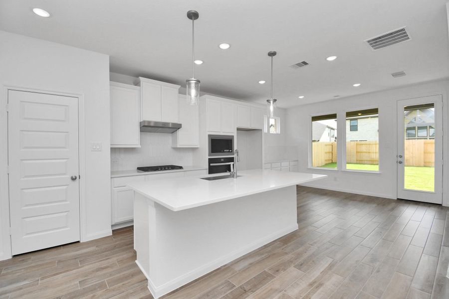 Furnished interior view inside a new home in Elyson, Katy (Image 5).