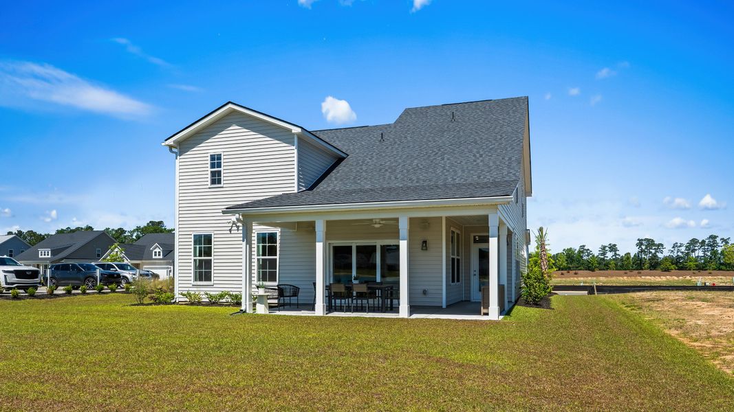 Representative furnished interior of a home built from the Lighthouse by DRB Homes in Chestnut Farms, Longs (Image 6).