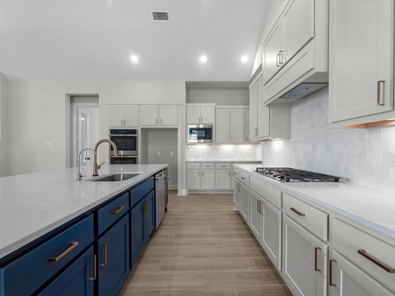 Furnished interior view inside a new home in Dunham Pointe, Cypress (Image 9).