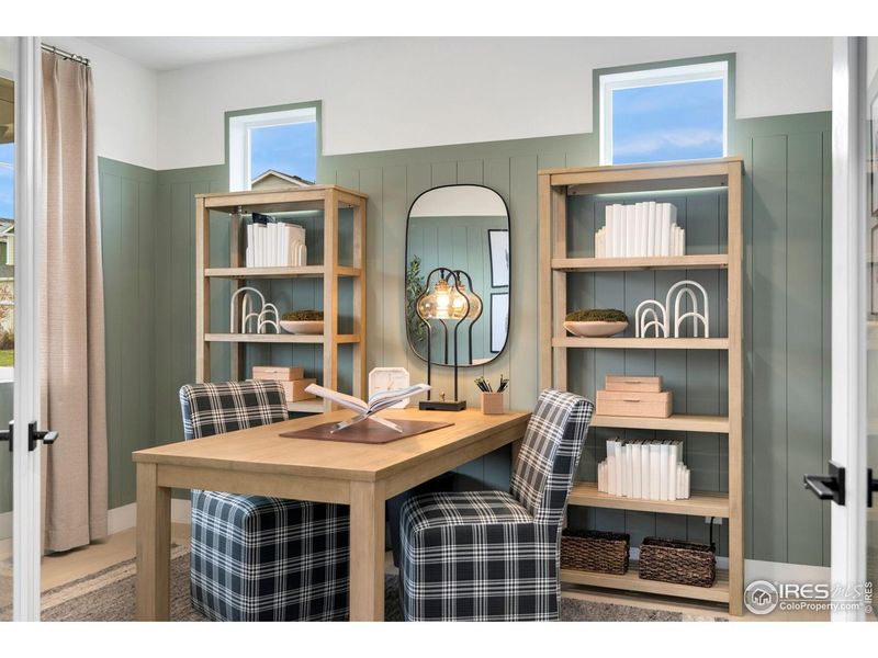 Furnished interior view inside a new home in Hidden Creek, Frederick (Image 22). Furnished interior view inside a new home in Hidden Creek, Frederick (Image 22).