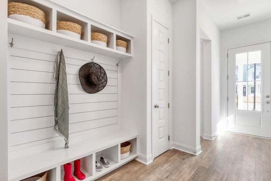 Furnished interior view inside a new home in Carnes Crossroads: Row Collection, Summerville (Image 3).