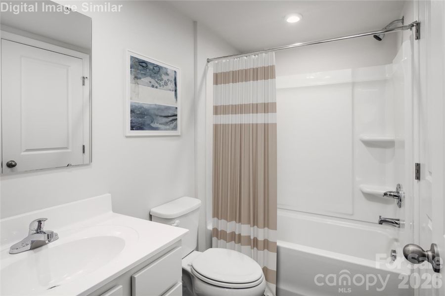 Furnished interior view inside a new home in , Charlotte (Image 6).