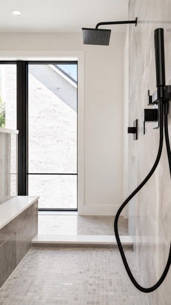Close-up of interior finishes inside a home in , Houston (Image 14).