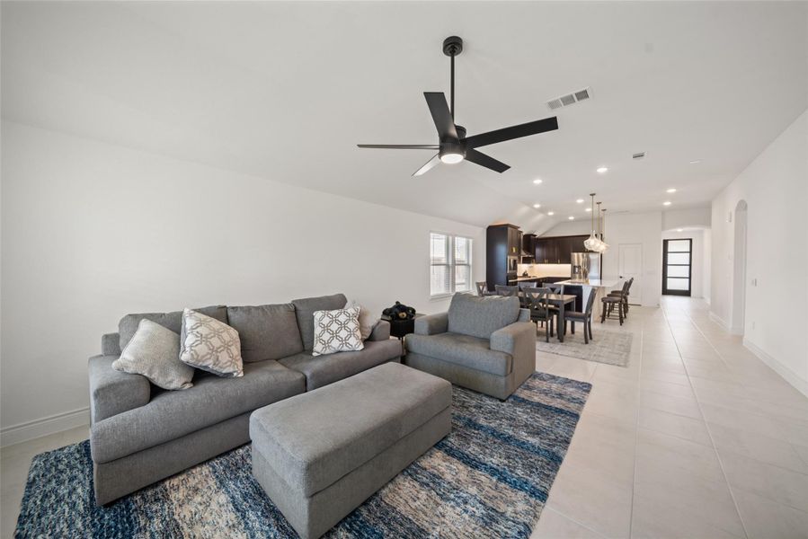 Furnished interior view inside a new home in Mavera, Conroe (Image 6).