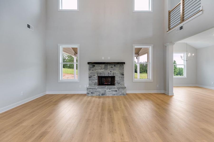 Spacious, unfurnished interior of a new home in Harmon Springs, Carrollton (Image 34).