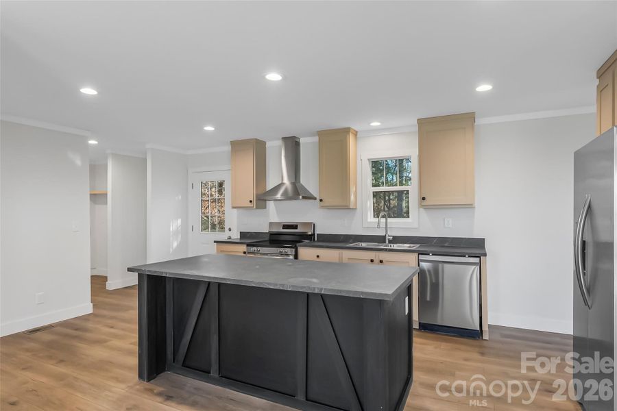 kitchen island with seating