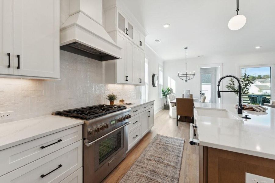 Furnished interior view inside a new home in , Charleston (Image 17).