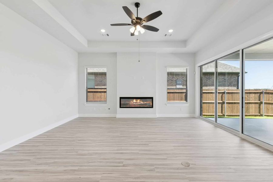 Spacious, unfurnished interior of a new home in Westside Preserve, Midlothian (Image 21).