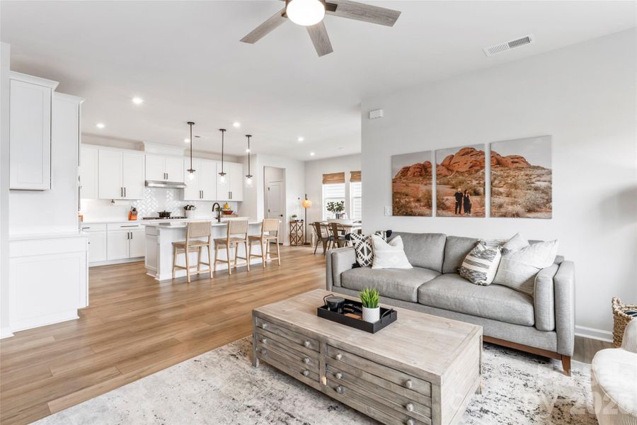 Furnished interior view inside a new home in , Charlotte (Image 24). Furnished interior view inside a new home in , Charlotte (Image 24).