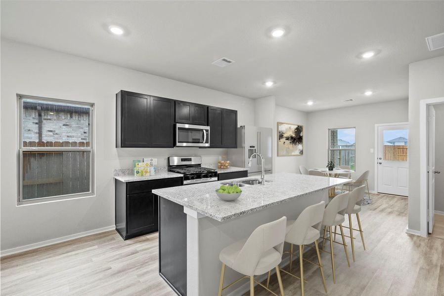 Furnished interior view inside a new home in Creekhaven, Rosharon (Image 9).