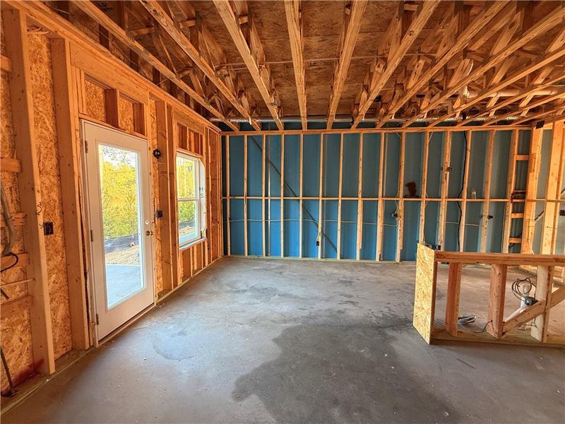 In-progress construction of a new home in Leydenview, Mableton, GA (Image 36).