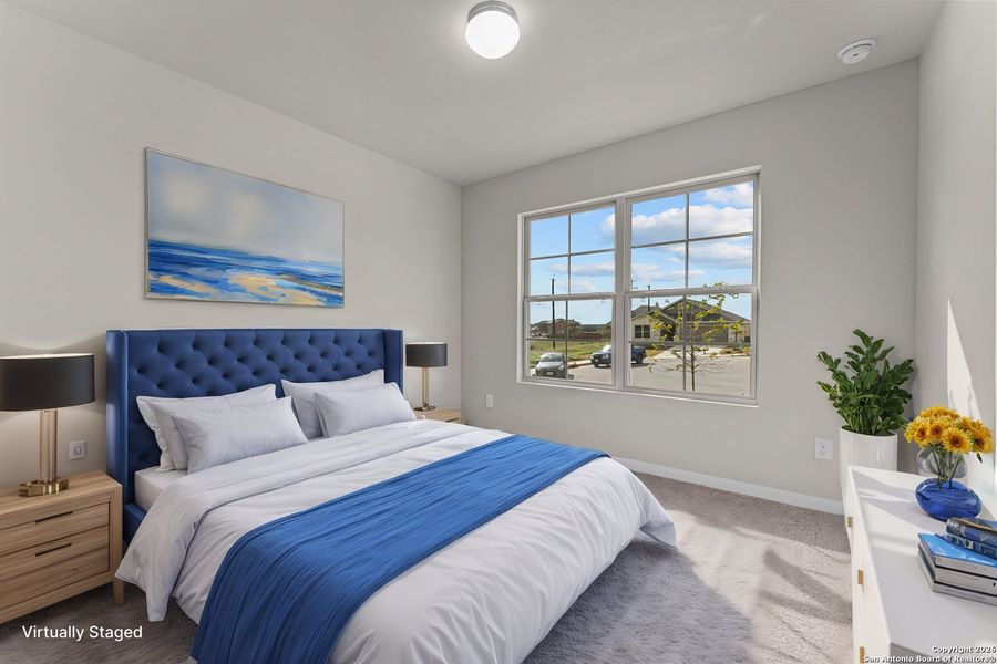 Furnished interior view inside a new home in Meadows at Clear Springs, New Braunfels (Image 6).