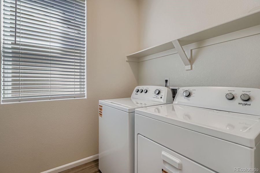 Laundry room w/washer & dryer Laundry room w/washer & dryer