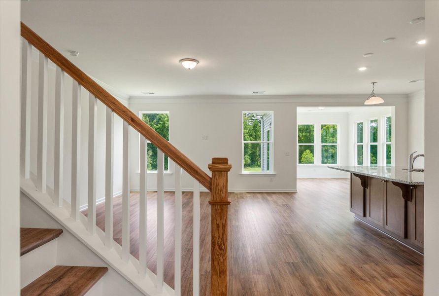 Spacious, unfurnished interior of a new home in Parker's Preserve, Ridgeville (Image 35).