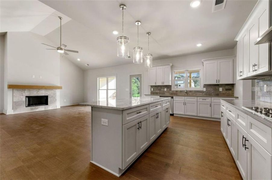 Furnished interior view inside a new home in SteepleChase, Hoschton (Image 10).