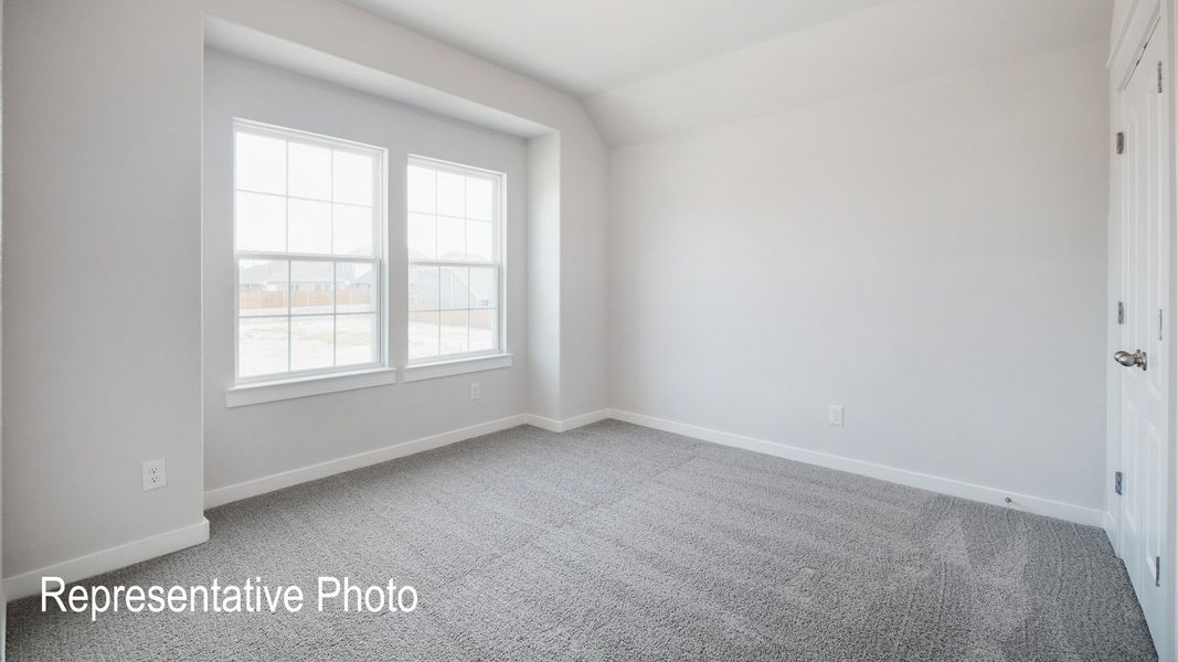 Furnished interior view inside a new home in Westridge Journey, McKinney (Image 17).