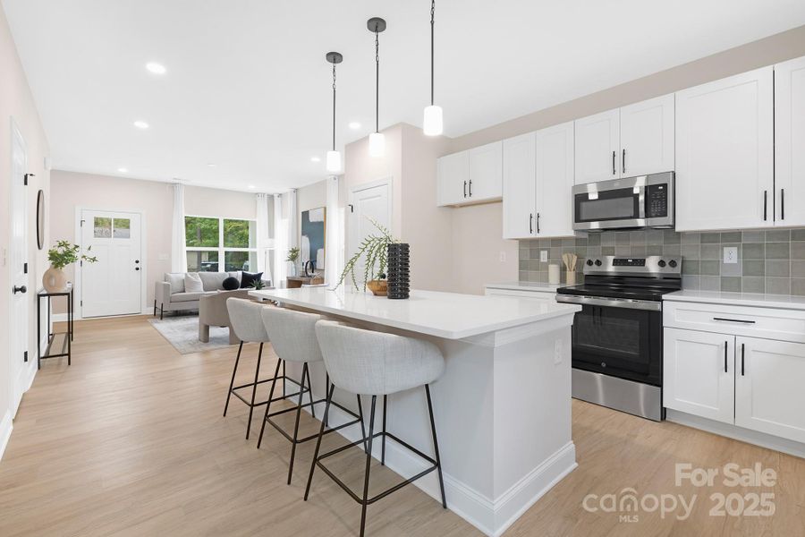 Furnished interior view inside a new home in , Charlotte (Image 5).