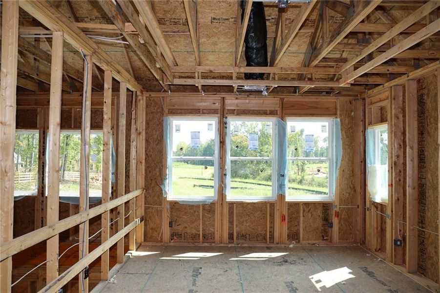 In-progress construction of a new home in Meadow Brook Farms, Cumming, GA (Image 9).