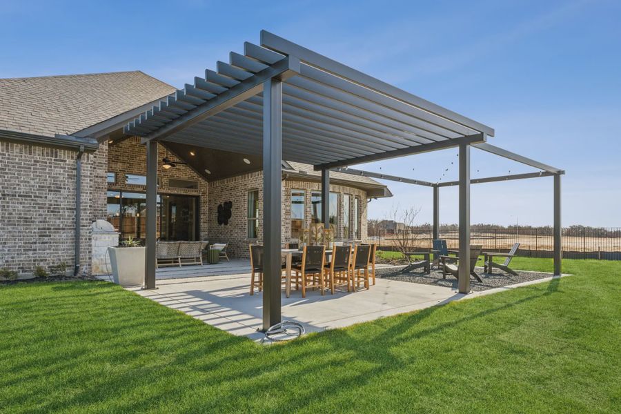 Image 11 representing the Winchester by Chesmar Homes in Lakeview Heights, Azle, TX.