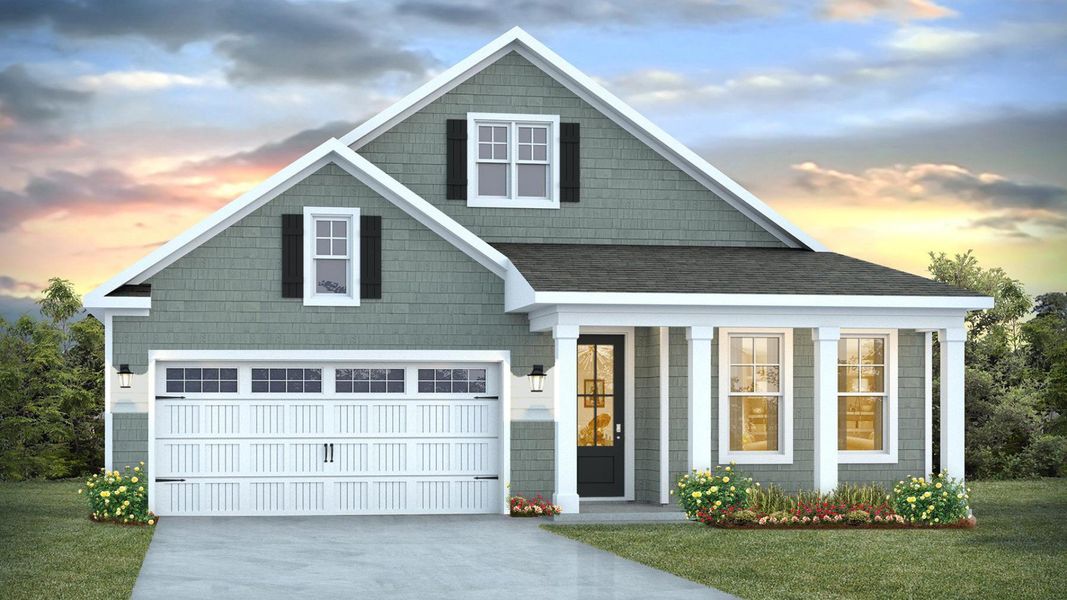 Representative exterior photo of a completed home built from the Darby by D.R. Horton in Rolling Hills, Bolivia, NC (Image 1). Representative exterior photo of a completed home built from the Darby by D.R. Horton in Rolling Hills, Bolivia, NC (Image 1).