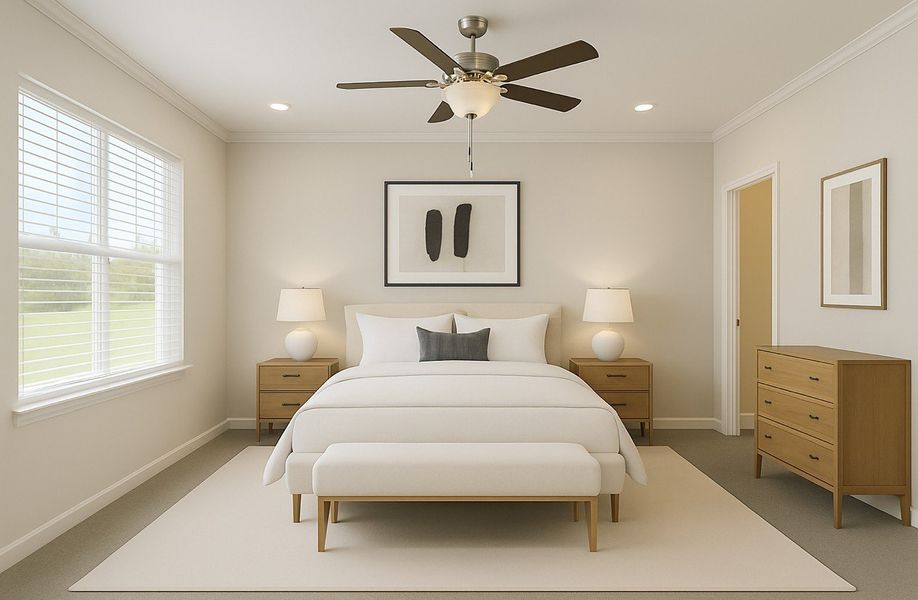 Furnished interior view inside a new home in Park Place, Shelbyville (Image 13).