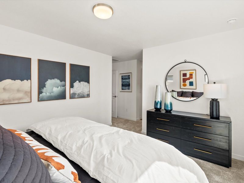 Furnished interior view inside a new home in The Hub at Virginia Village, Denver (Image 17).