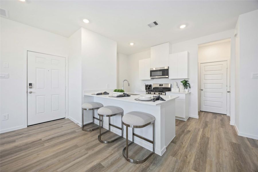 Furnished interior view inside a new home in Mansfield Estates, Houston (Image 11).