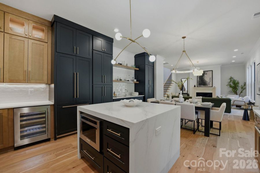 Furnished interior view inside a new home in , Charlotte (Image 18).