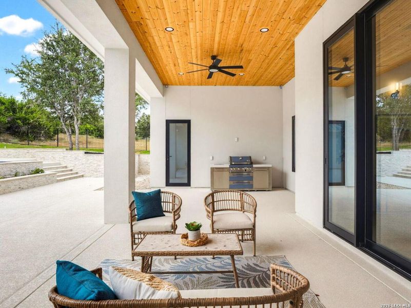Exterior details and patio area of a home in , San Antonio (Image 33). Exterior details and patio area of a home in , San Antonio (Image 33).