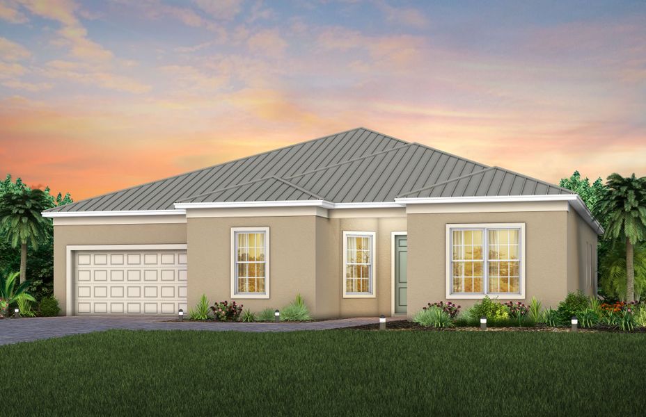 Exterior FM1 with metal roof option