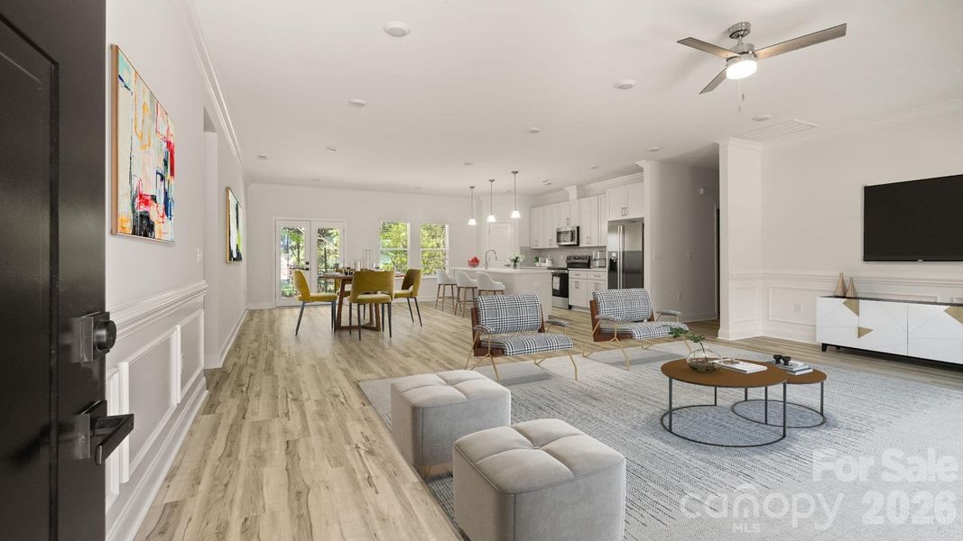 Furnished interior view inside a new home in , Lincolnton (Image 5).