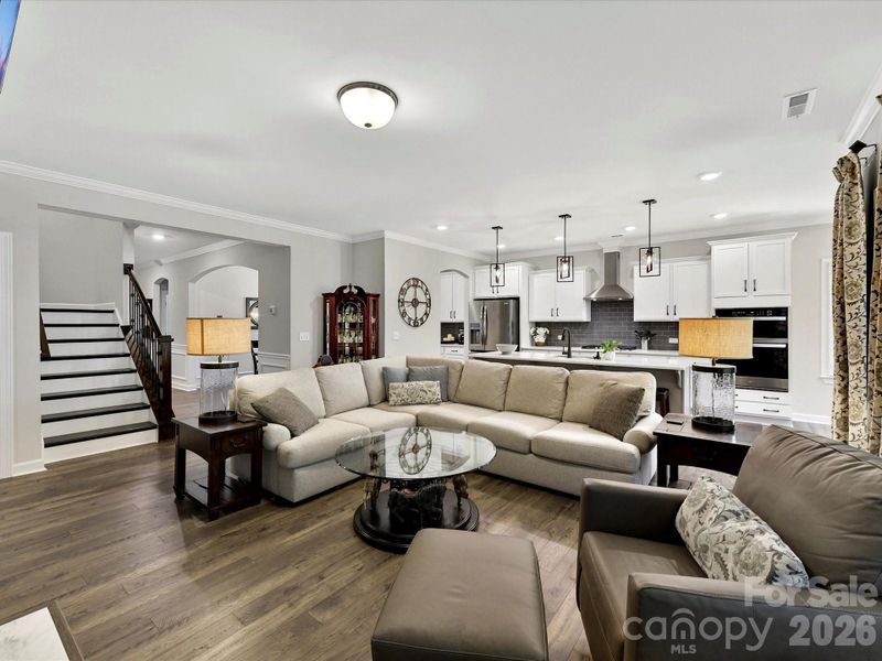 Furnished interior view inside a new home in , Monroe (Image 19).